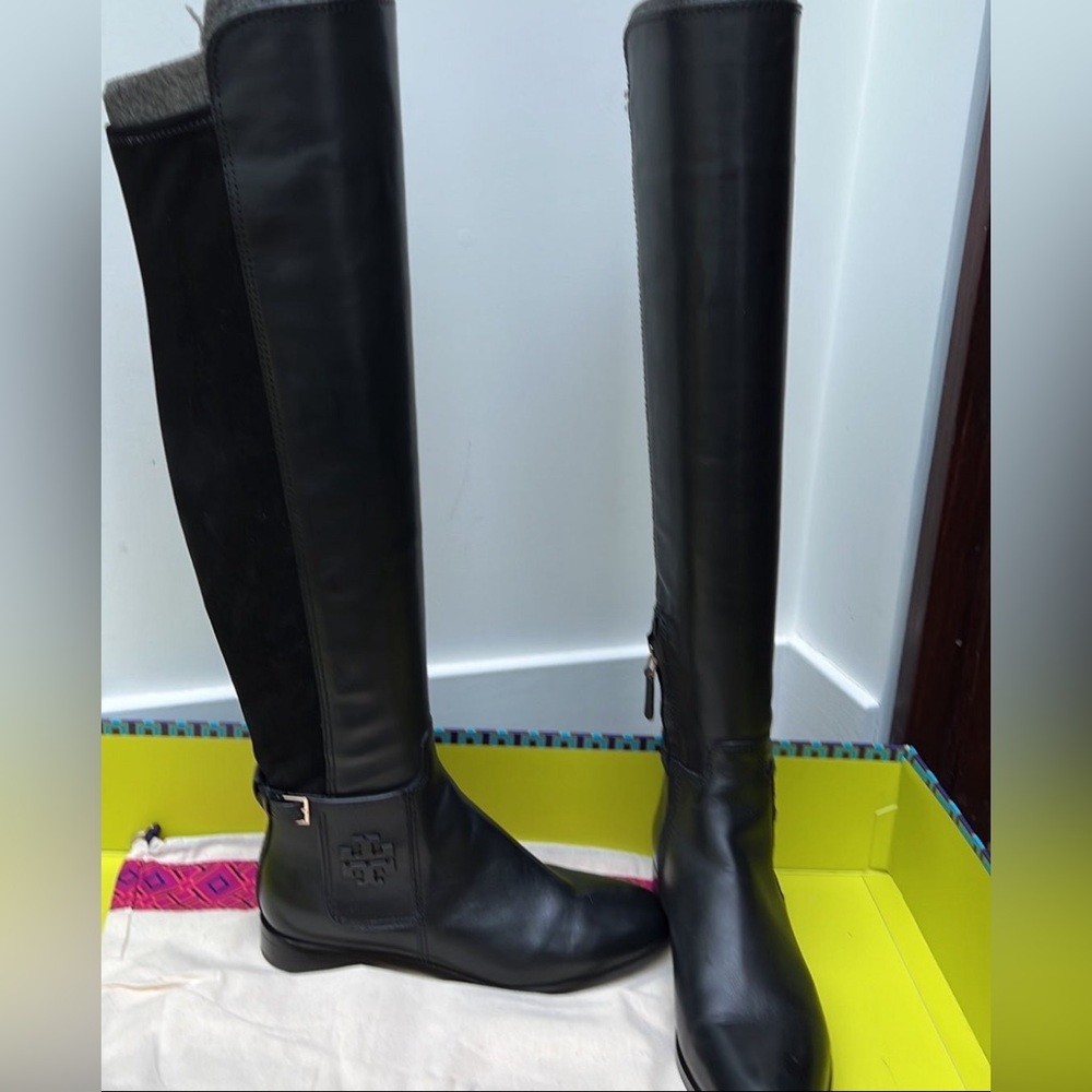 Tory Burch Wyatt over the knee boots 7.5 m new
